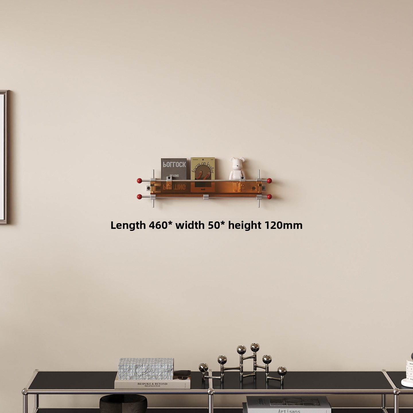 Lighting And Decor Magazine - رف مجلات أكريليك مضيء للتعليق على