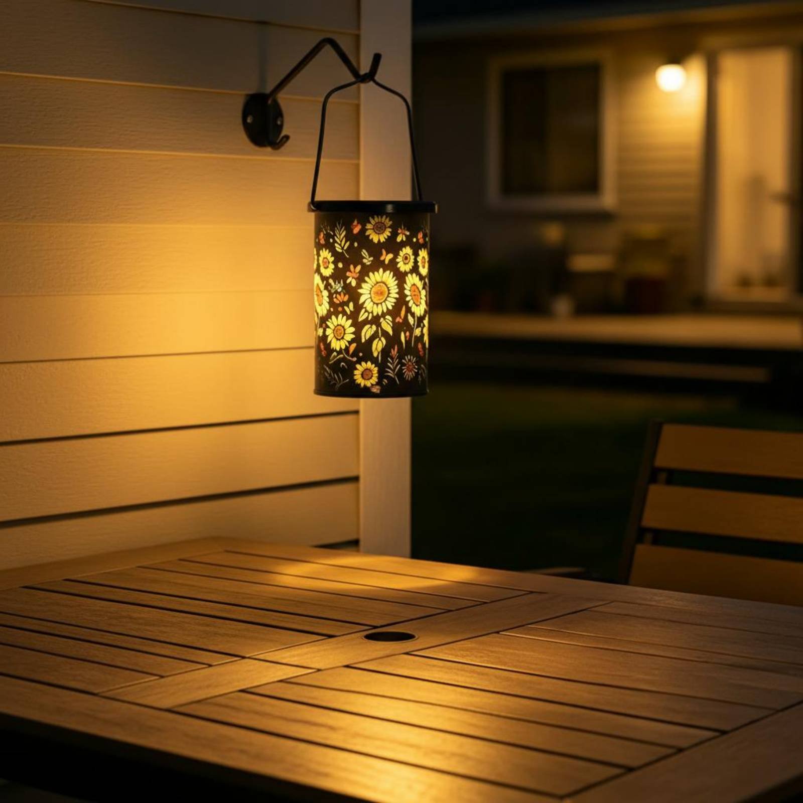 Vintage Lighting Decor - فانوس زهري بتصميم عتيق، مصباح شمسي
