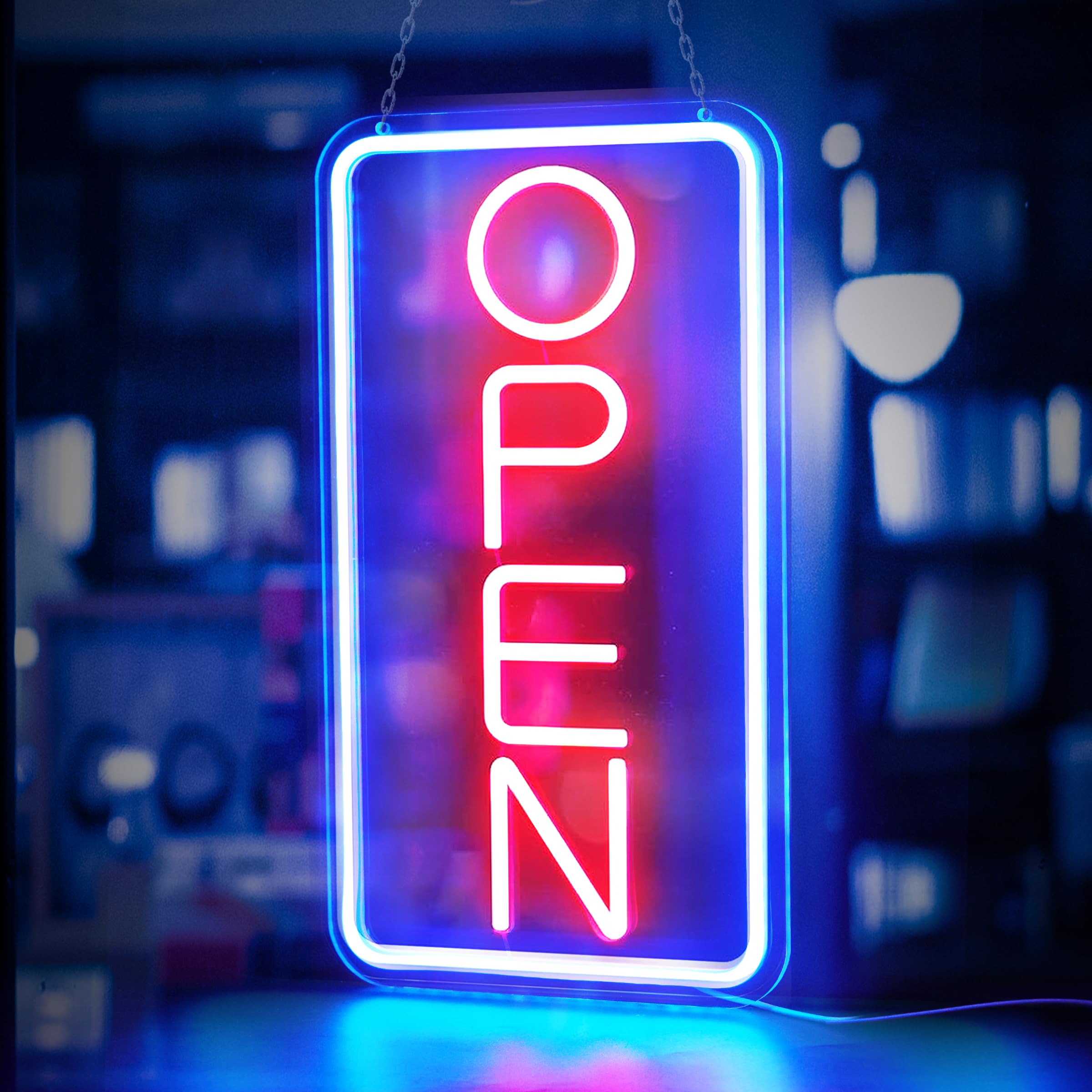 Decor Lighting Opening Hours - لافتة نيون LED مفتوحة، لافتة ساعات
