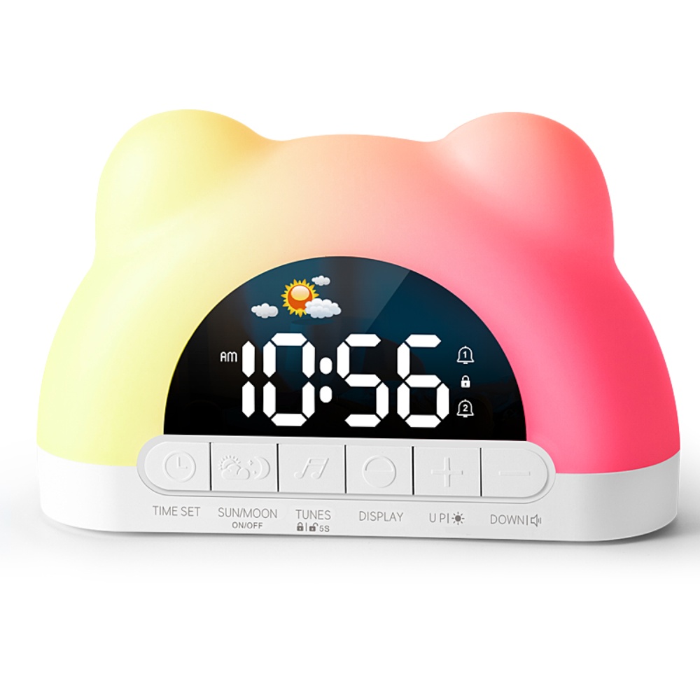 Lighting Decor Sunrise - ساعة منبه رقمية من صن رايز