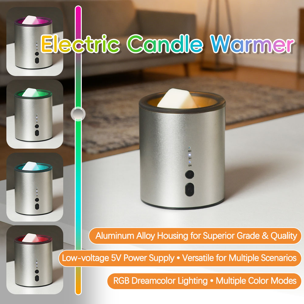 Wax Melter Electric - سخان شمع معدني للعلاج بالروائح، موقد