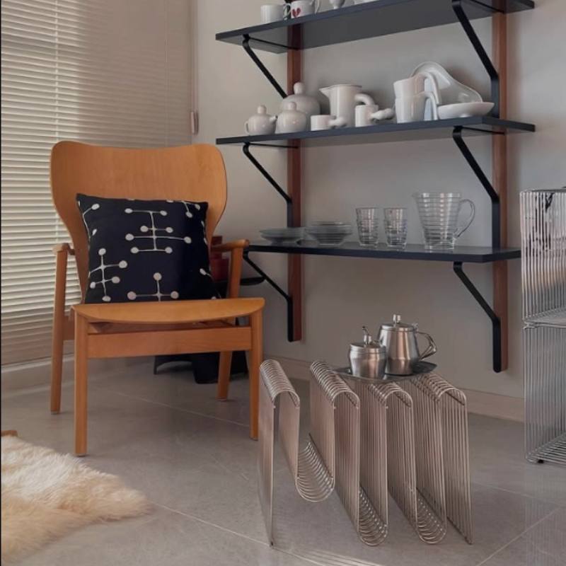 Lighting And Decor Magazine - حامل مجلات فاخر، رف عرض إبداعي