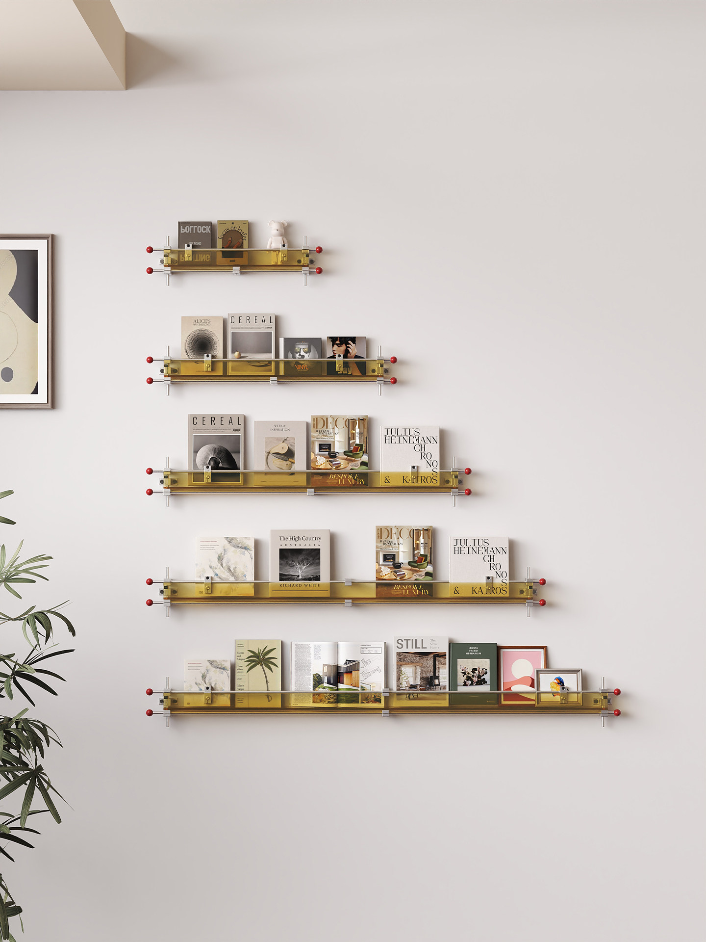 رف مجلات أكريليك مضيء للتعليق  - مراجعة Lighting And Decor Magazine وسعره