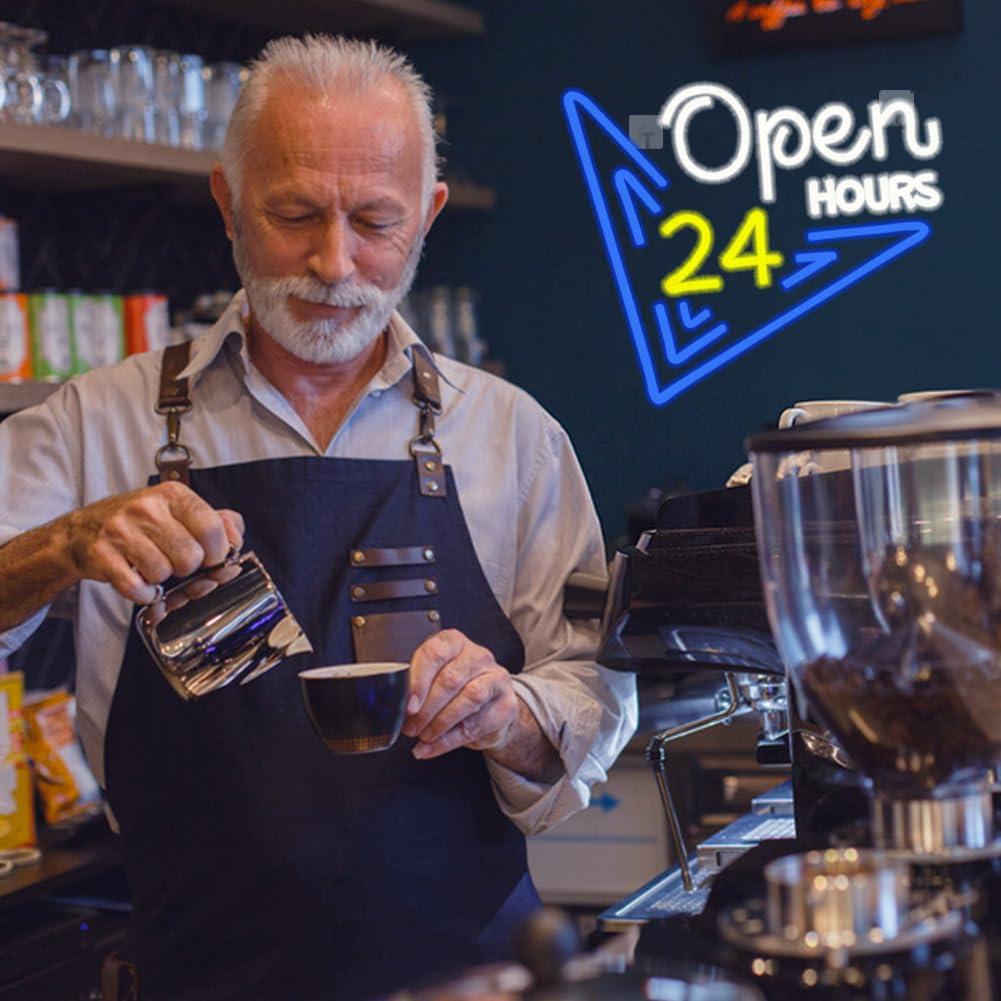 لافتة نيون مفتوح 24 ساعة مع إض - مراجعة Decor Lighting Opening Hours وسعره
