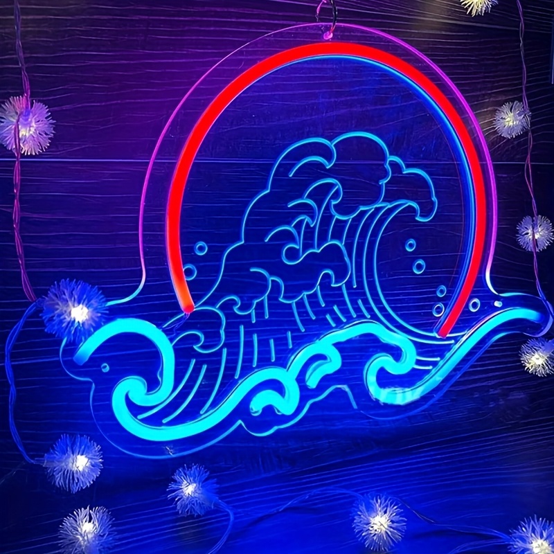 موجة جدار ضوء النيون تسجيل شرو - مراجعة Lighting Decor Sunrise وسعره