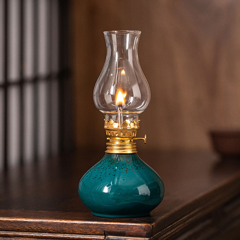 مصباح زيت سيراميك عتيق بتصميم  - مراجعة Vintage Lighting Decor وسعره