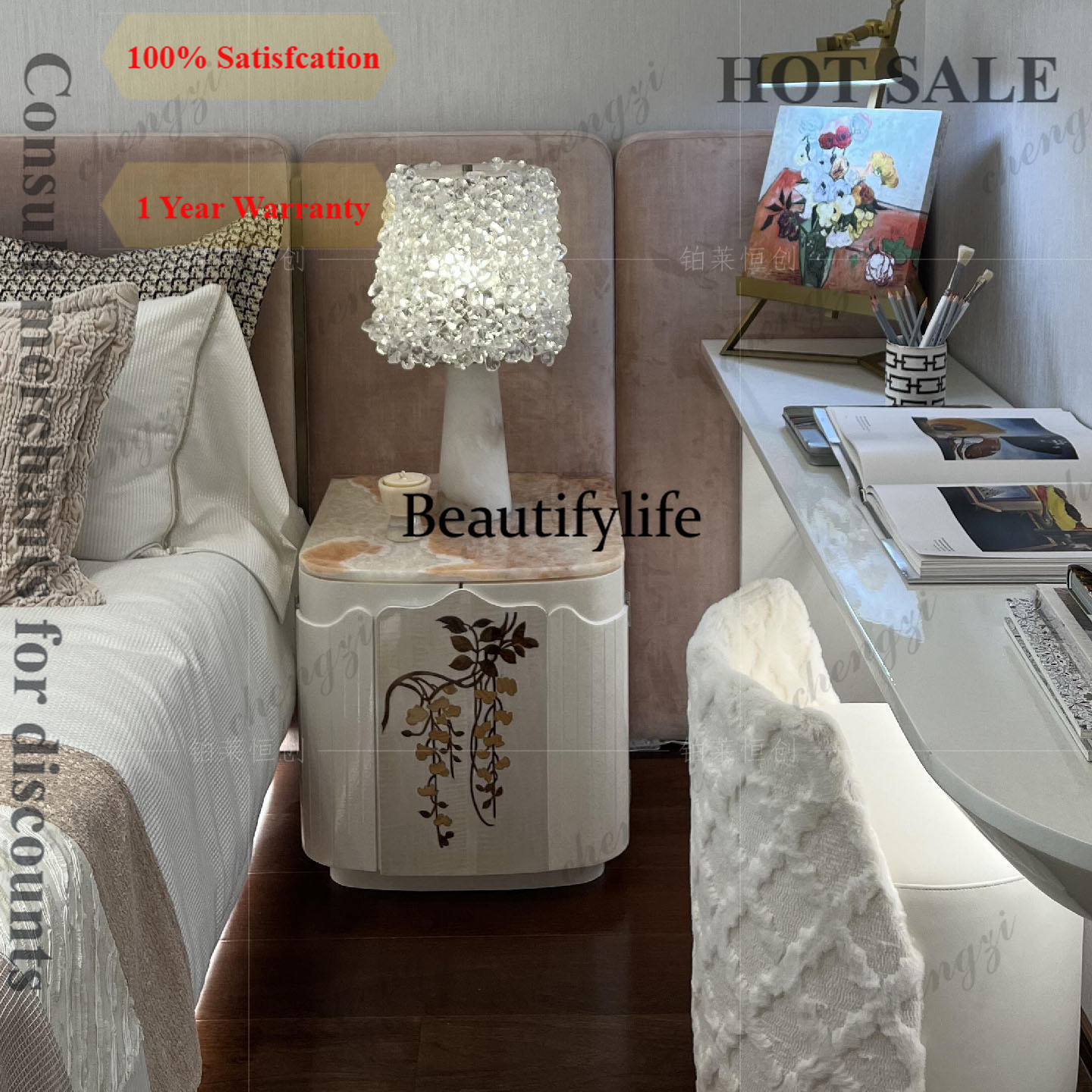 طاولة سرير إيطالية فاخرة خفيفة - مراجعة Home Lighting & Decor St Catharines On وسعره