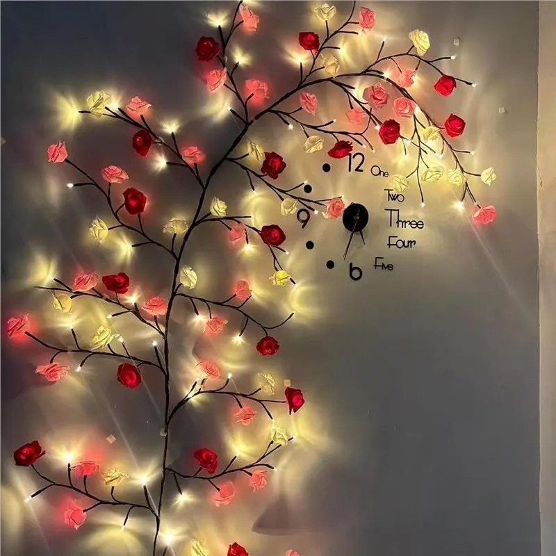 قلادة وردة على شكل ورقة القيقب - مراجعة Lighting Decor For Home وسعره