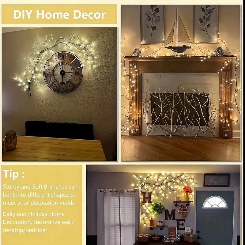 قلادة وردة على شكل ورقة القيقب - مراجعة Lighting Decor For Home وسعره