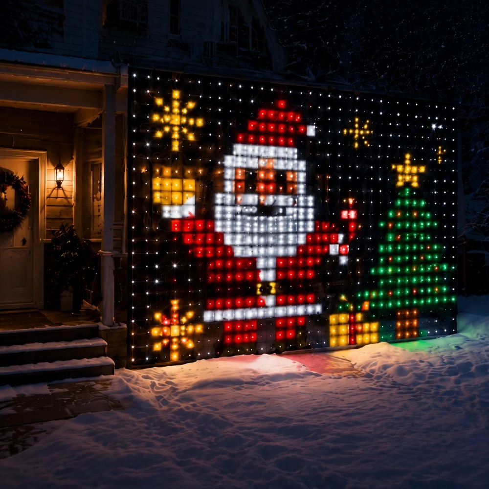 ستائر إضاءة LED بكسل مع تحكم ع - مراجعة Lighting Decor For Home وسعره