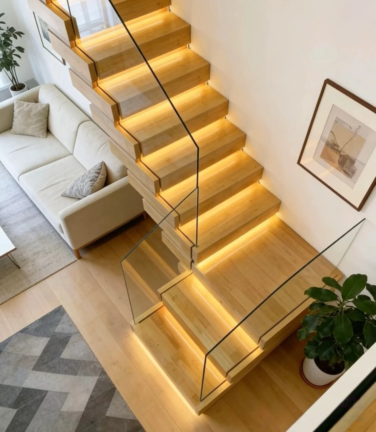 درج خشبي صلب قابل للتكديس مع إ - مراجعة Home Lighting & Decor St Catharines On وسعره