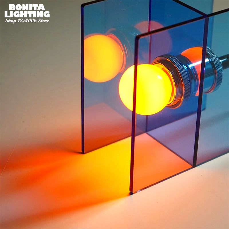 مصباح طاولة أكريليك هندسي، إضا - مراجعة Lighting Decor Sunrise وسعره