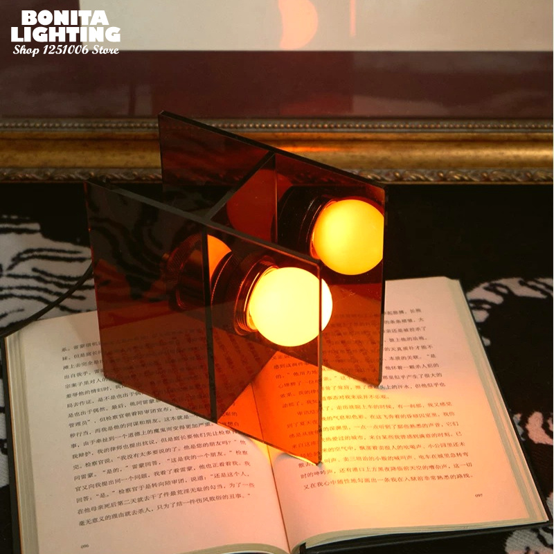 مصباح طاولة أكريليك هندسي، إضا - مراجعة Lighting Decor Sunrise وسعره