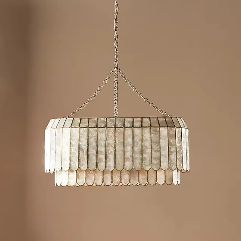 ثريا أمريكية حديثة بتصميم صدف  - مراجعة Lighting Decor For Home وسعره