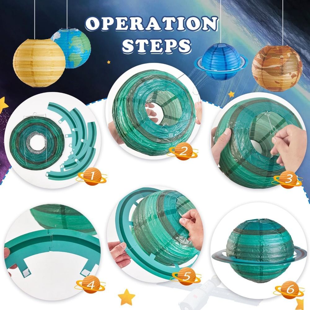 فوانيس ورقية معلقة على شكل كوك - مراجعة Lantern Paper Solar وسعره