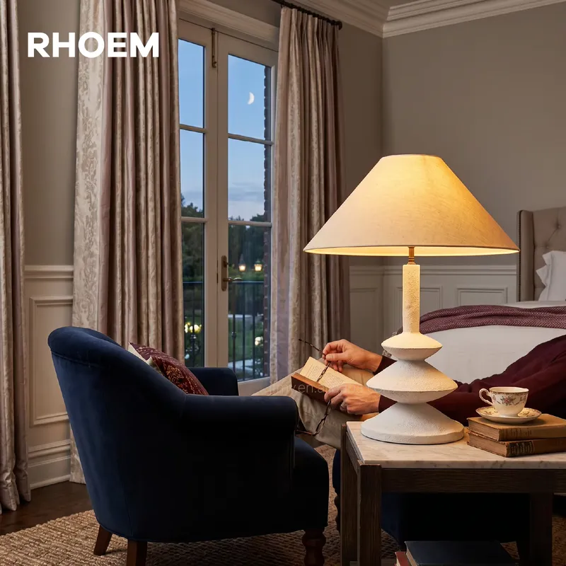 مصباح طاولة بيسارو من RHOEM لل - مراجعة Lighting Decor For Home وسعره