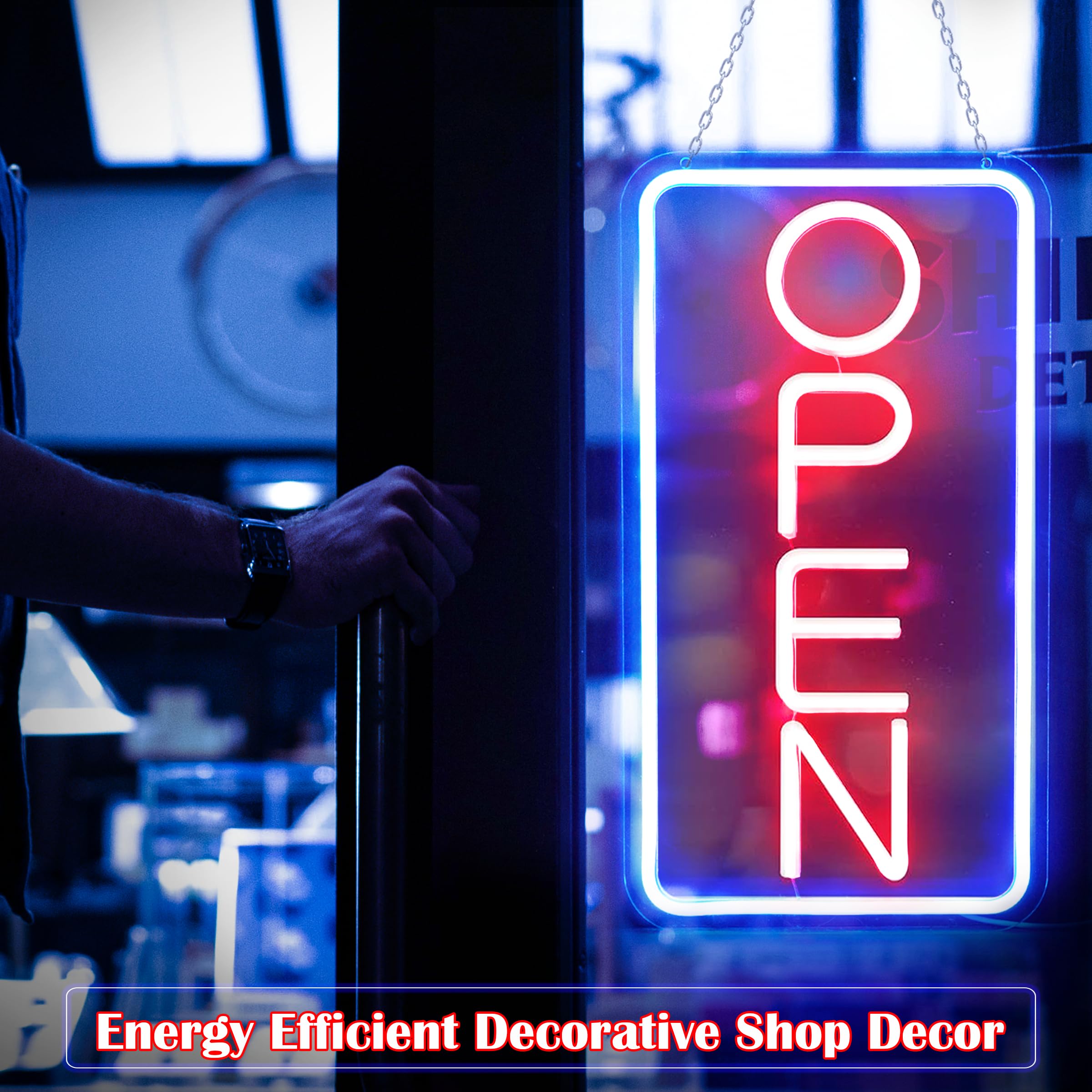 لافتة نيون LED مفتوحة، لافتة س - مراجعة Decor Lighting Opening Hours وسعره