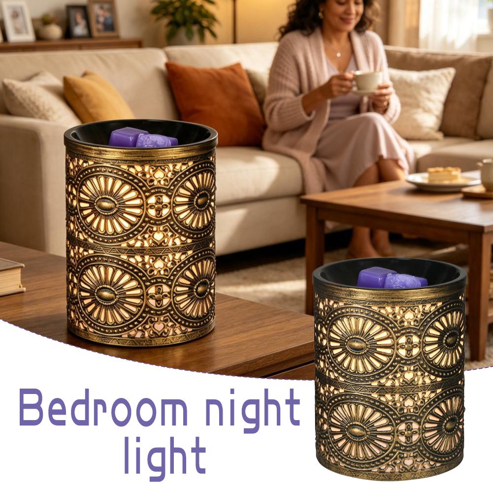 شمعدان حديدي ذهبي هندسي الشكل  - مراجعة Lighting Decor For Home وسعره
