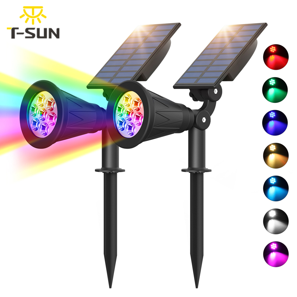 1 قطعة/2 قطعة 7LED الشمسية الأ - مراجعة Lighting Decor Sunrise وسعره