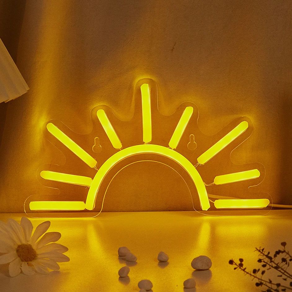 Chi-Buy 1 قطعة شروق الشمس شكل  - مراجعة Lighting Decor Sunrise وسعره