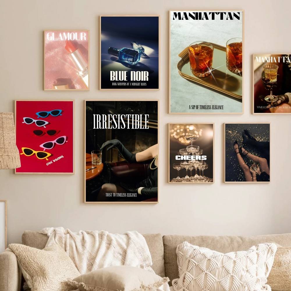 ملصق فني عصري فاخر للويسكي وال - مراجعة Lighting And Decor Magazine وسعره